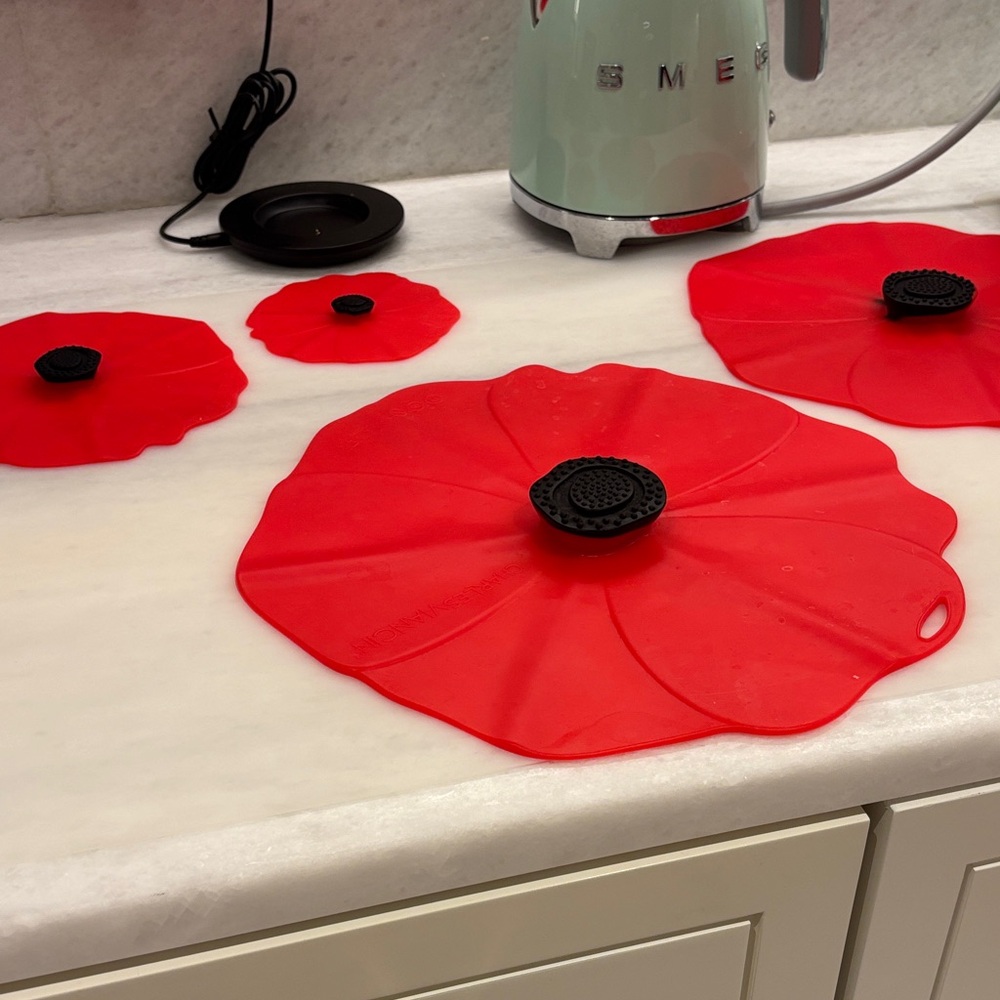Charles Viancin Poppy Silicone Lid Set
